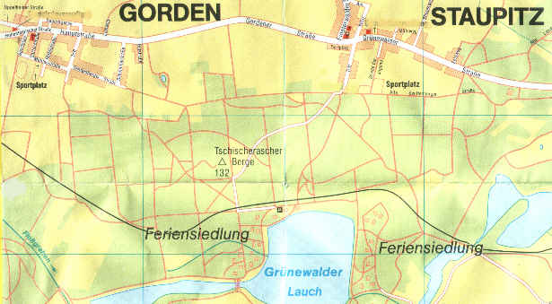 Karte Gorden-Staupitz